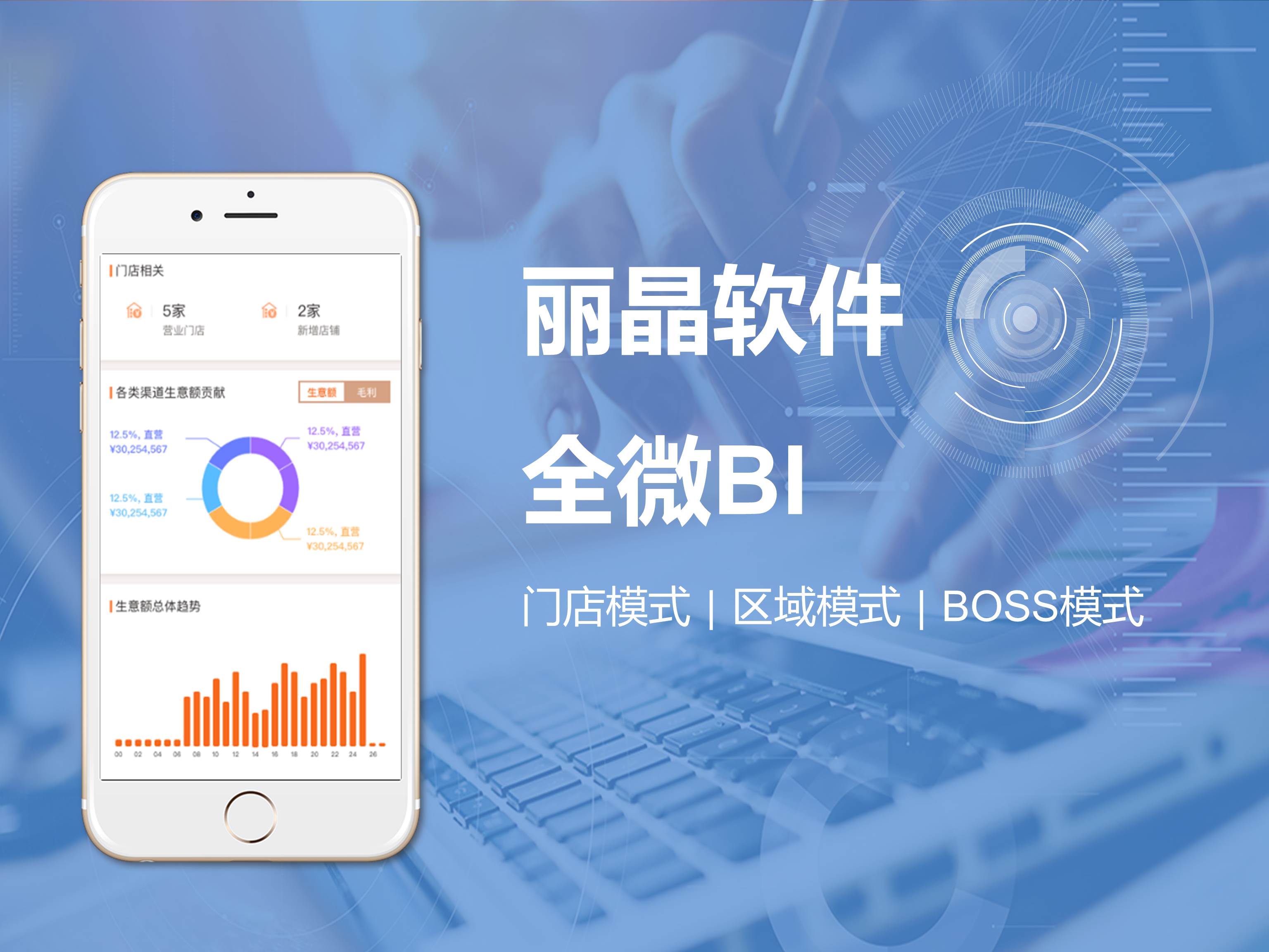 丽晶全微BI 手机报表 移动数据分析 移动报表 BOSS报表 库销情况分析 生意分析 销售报表