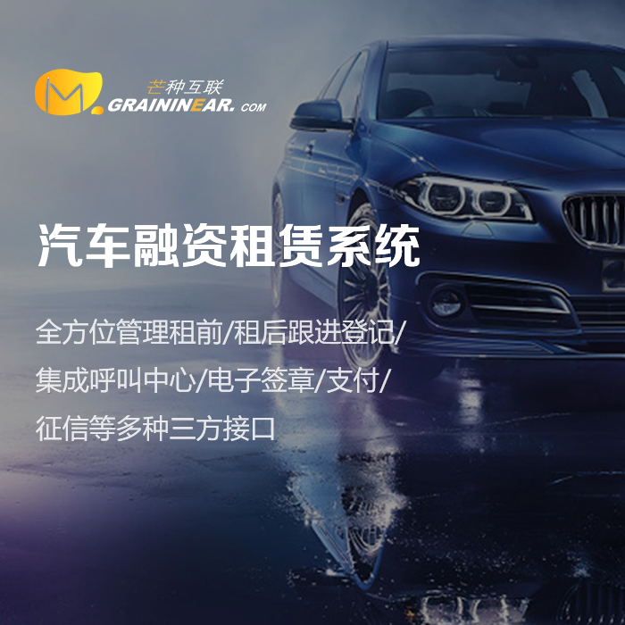 软件开发定制 汽车融资租赁系统开发 车贷系统 车贷软件