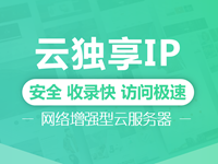 站狼云独享IP【400G磁盘独享5M带宽,支持HTTPS,送千套模板】